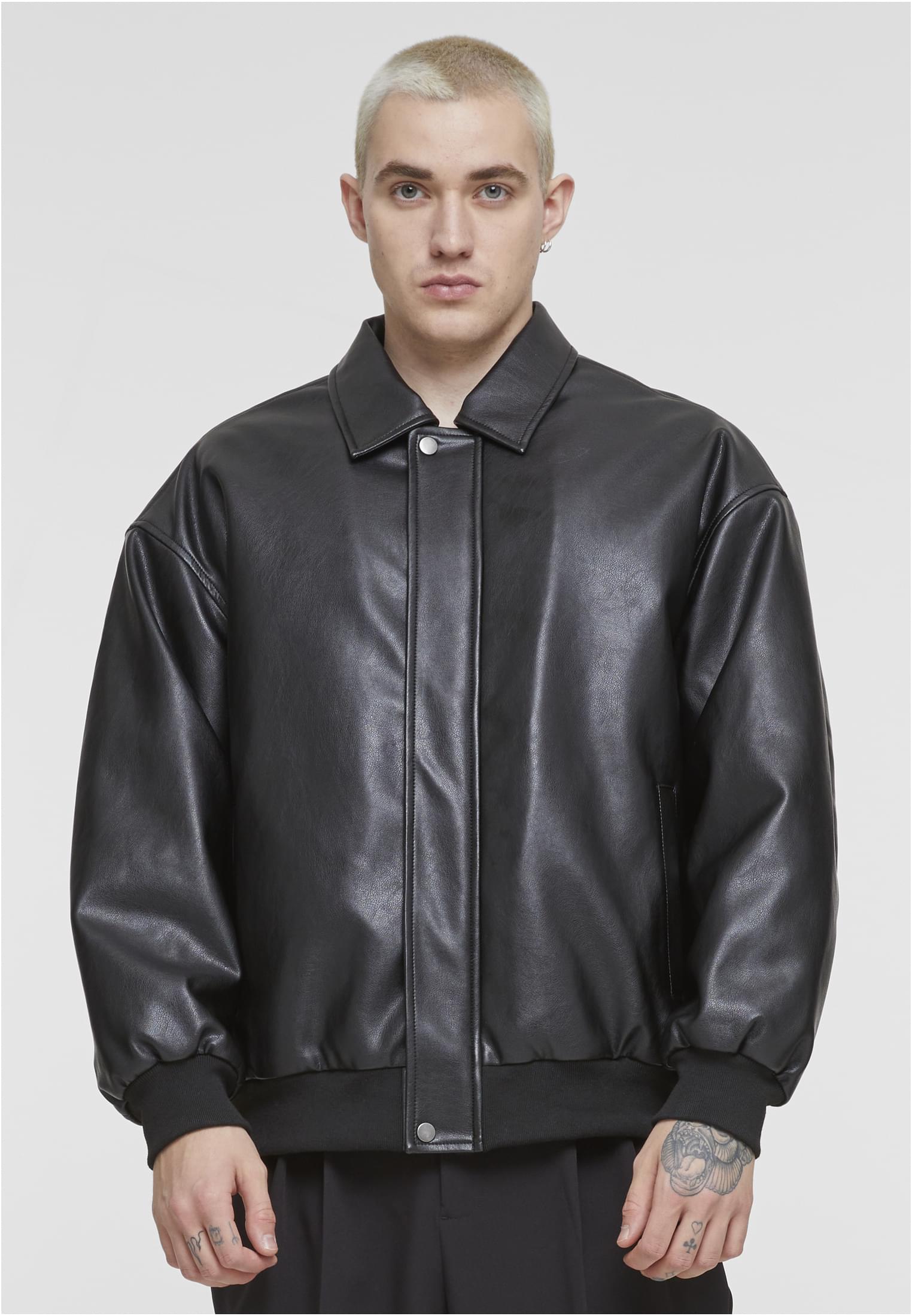 Blouson van synthetisch leer