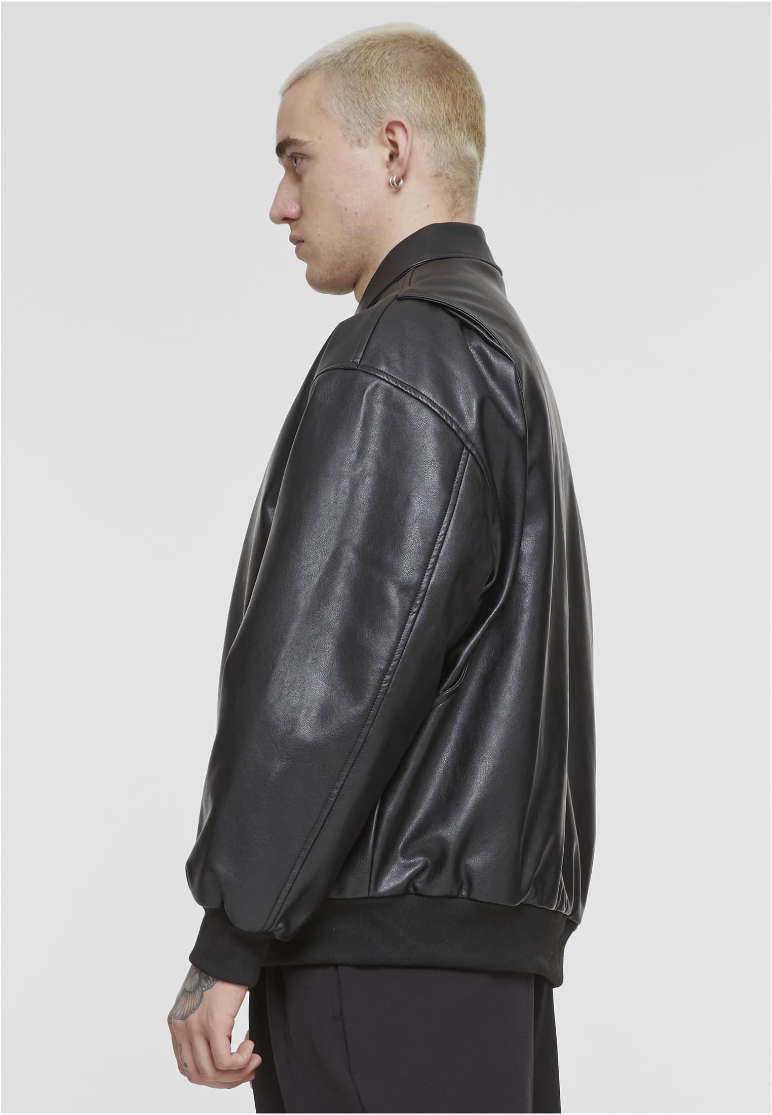 Blouson van synthetisch leer