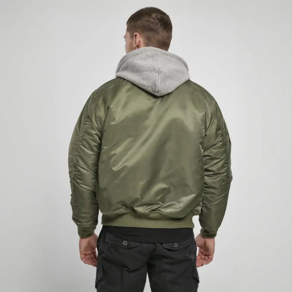 Hooded Ma1 Bomber Jacket Winter - Brandit