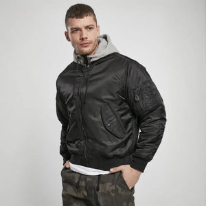 Hooded Ma1 Bomber Jacket Winter - Brandit